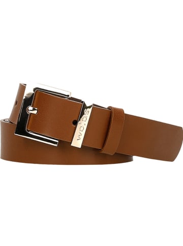 Wojas Leder-Gürtel in Hellbraun
