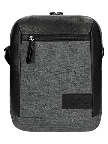 Wojas Umhängetasche in Grau/ Schwarz - (B)20 x (H)28 x (T)5 cm