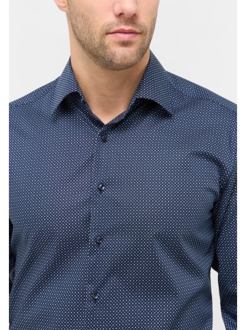 Eterna Blouse - modern fit - donkerblauw