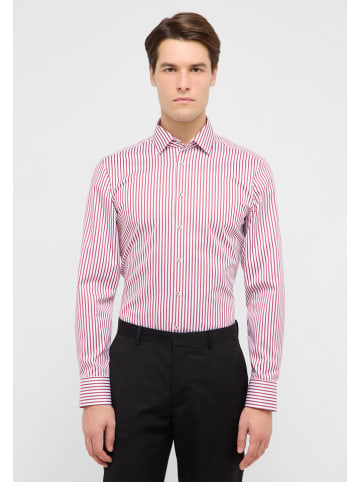 Eterna Koszula - Slim fit - w kolorze czerwono-białym