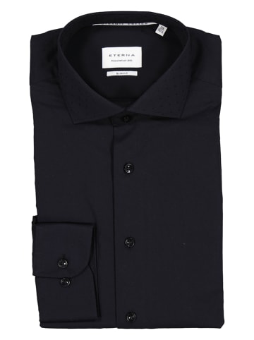 Eterna Hemd - Slim fit - in Schwarz