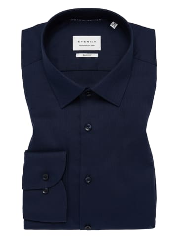 Eterna Blouse - slim fit - donkerblauw
