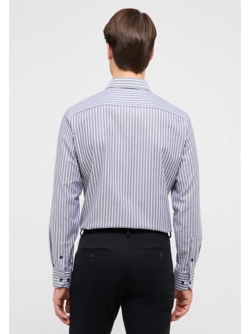 Eterna Hemd - Slim fit - in Weiß/ Grau