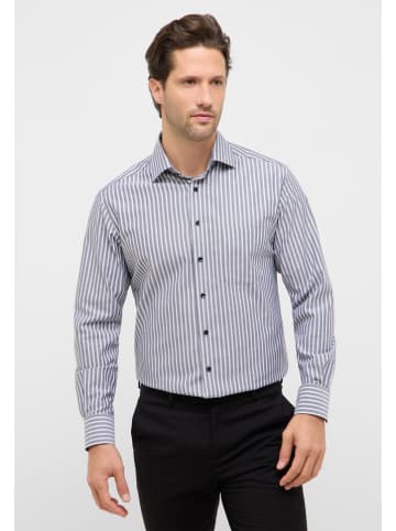 Eterna Hemd - Modern fit - in Weiß/ Grau