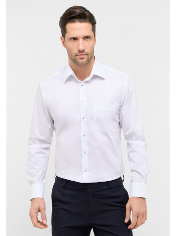 Eterna Hemd - Modern fit - in Weiß/ Dunkelblau