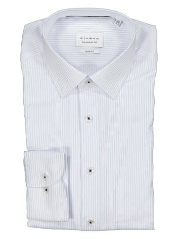 Eterna Koszula - Slim fit - w kolorze biało-niebieskim