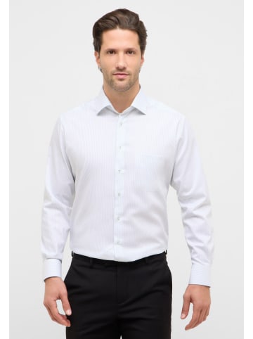 Eterna Koszula - Modern fit - w kolorze biało-zielonym