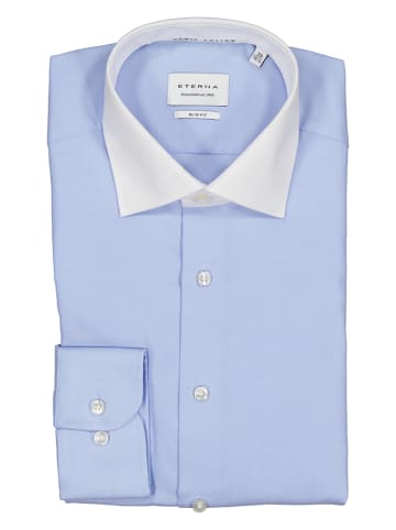 Eterna Koszula - Slim fit - w kolorze błękitnym