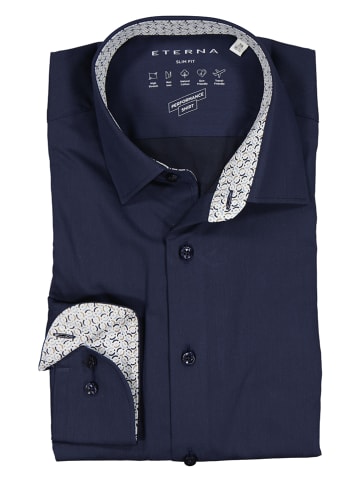 Eterna Hemd - Slim fit - in Dunkelblau