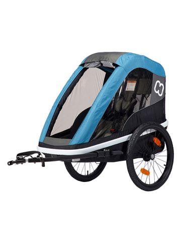 Hamax Multifunktionsanhänger "Avenida One" in Schwarz/ Blau
