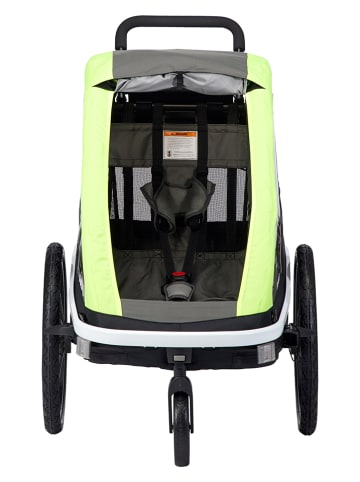 Hamax Multifunktionsanhänger "Avenida One" in Schwarz/ Limette