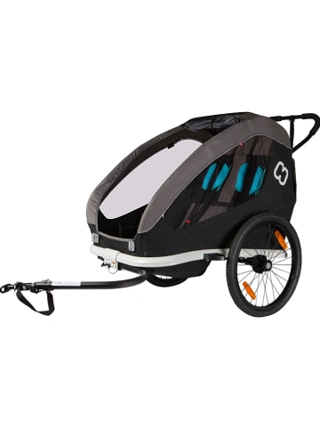 Hamax Przyczepka sportowa 2w1 "Traveller" w kolorze szaro-czarnym