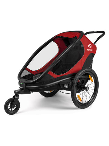 Hamax Multifunktionsanhänger "Outback One" in Schwarz/ Rot