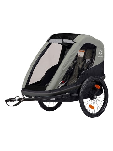Hamax Wielofunkcyjna przyczepka "Avenida Twin" w kolorze czarno-szarym