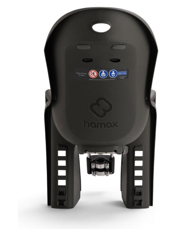 Hamax Fotelik rowerowy "Amiga" w kolorze czarno-czerwonym - 9 m+