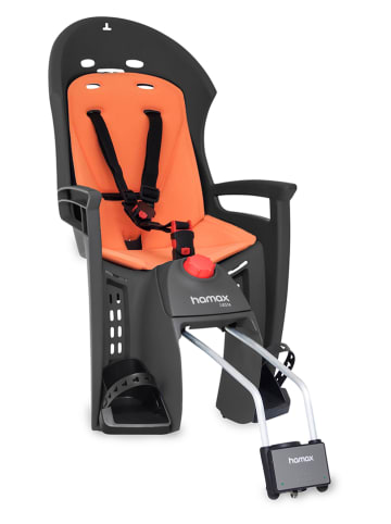 Hamax Fahrradsitz "Siesta" in Orange/ Schwarz - ab 9 Monaten