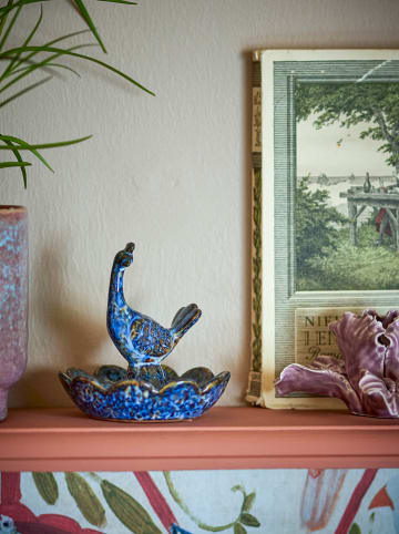 Bloomingville Miska "Kali" w kolorze niebieskim do serwowania - wys. 9,5 x Ø 9,5 cm