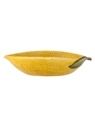 Bloomingville Serveerkom "Limone" geel - (L)26 x (B)18 cm