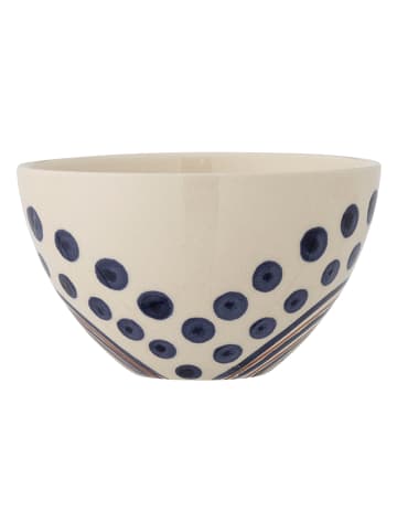 Bloomingville Miska "Shama" w kolorze kremowo-niebiesko-jasnobrązowym - Ø 12 cm