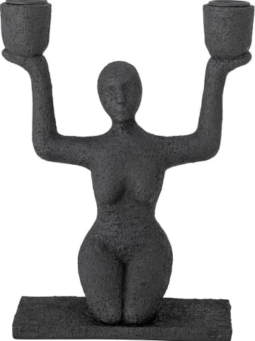 Bloomingville Kerzenhalter ''Lucie'' in Schwarz - (B)18 x (H)23 cm