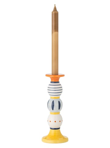 Bloomingville Świecznik "Kairi" ze wzorem - wys. 23 x Ø 9 cm