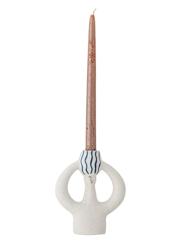 Bloomingville Kaarshouder ''Hatty'' wit/blauw - (B)14 x (H)17 x (D)6 cm