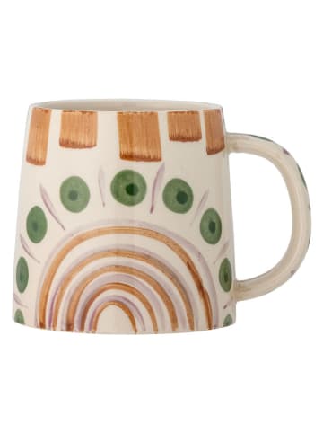 Bloomingville Jumbotasse ''Shama'' in Beige/ Orange/ Grün - 515 ml