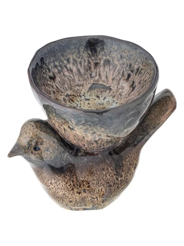 Bloomingville Dekoschale "Phil" in Braun - (B)16 x (H)13,5 cm