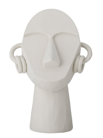 Bloomingville Deco-object "Luelle" wit - (B)17 x (H)24,5 cm