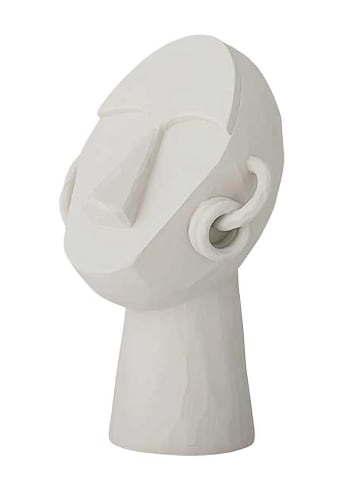Bloomingville Dekoobjekt "Luelle" in Weiß - (B)17 x (H)24,5 cm