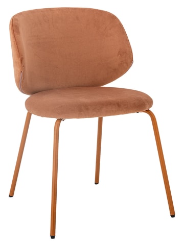 Bloomingville Eetkamerstoel "Ponte" oranje - (B)53 x (H)77 x (D)55 cm