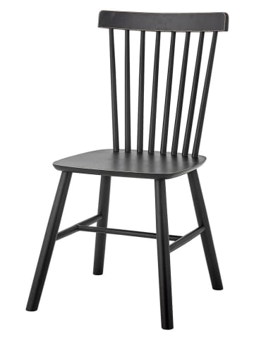 Creative Collection Esszimmerstuhl "Mill" in Schwarz - (B)50 x (H)92 x (T)50 cm