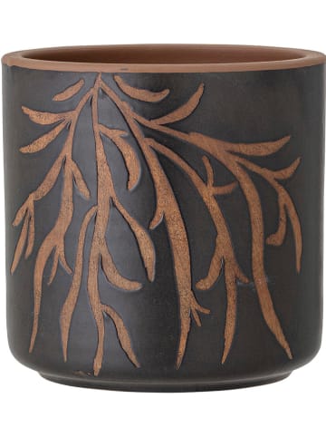 Bloomingville Bloempot "Dres" zwart - (H)16 x Ø 16 cm