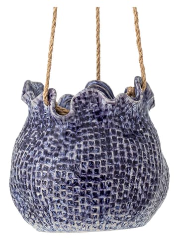 Creative Collection Bloempot "Lottie" blauw - (H)16 x Ø 17 cm