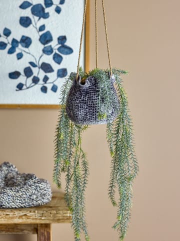 Creative Collection Bloempot "Lottie" blauw - (H)16 x Ø 17 cm
