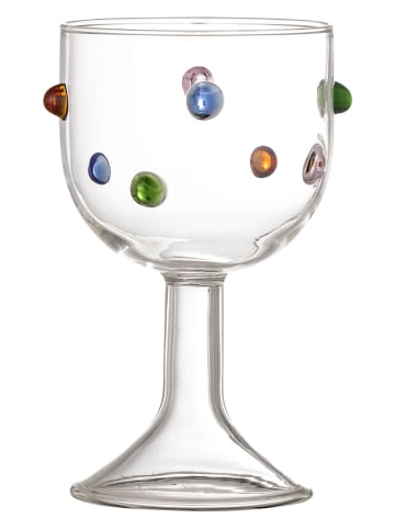 Bloomingville Wijnglas "Thalia" transparant/meerkleurig - 250 ml