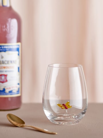 Bloomingville Szklanka "Misa" w kolorze żółtym - 560 ml