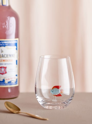 Bloomingville Szklanka "Misa" w kolorze jasnobrązowym - 560 ml