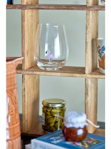 Bloomingville Drinkglas "Misa" transparant/lichtroze - 560 ml