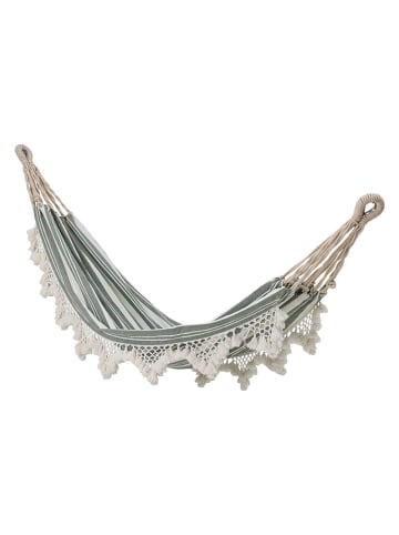 Bloomingville Hangmat "Cruz" groen - (L)200 x (B)100 cm