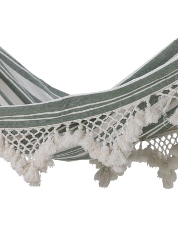 Bloomingville Hängematte "Cruz" in Grün - (L)200 x (B)100 cm