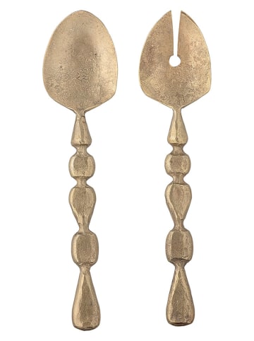 Bloomingville Salatbesteck "Edi" in Gold - (L)26,5 cm