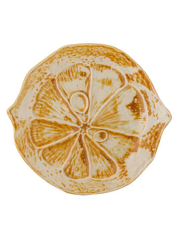 Bloomingville Półmisek "Golda" w kolorze kremowo-jasnobrązowym - dł. 17 cm