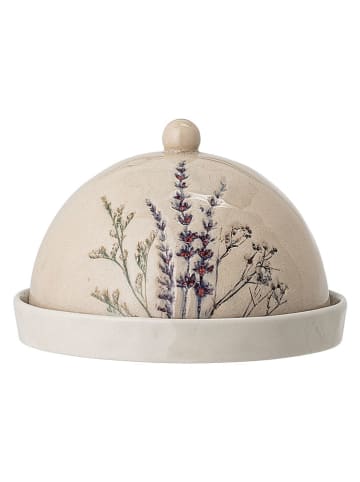 Bloomingville Butterdose "Bea" in Creme - (H)10 x Ø 15 cm