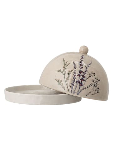 Bloomingville Butterdose "Bea" in Creme - (H)10 x Ø 15 cm