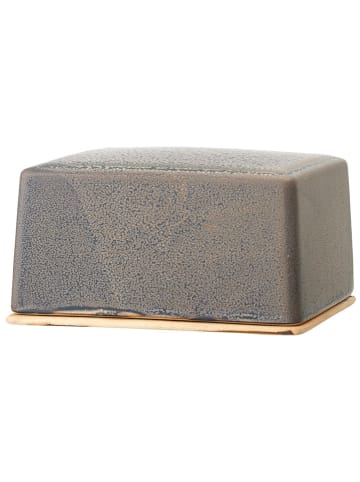 Bloomingville Botervloot "Kendra" grijs - (B)14 x (H)7 x (D)12 cm