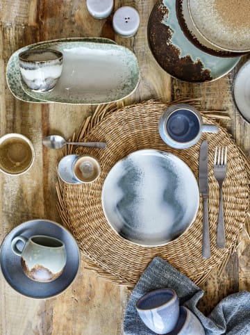 Bloomingville Tischset "Ilsa" in Beige - Ø 38 cm 