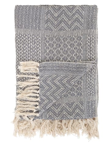 Bloomingville Plaid "Rodion" grijs - (L)160 x (B)130 cm