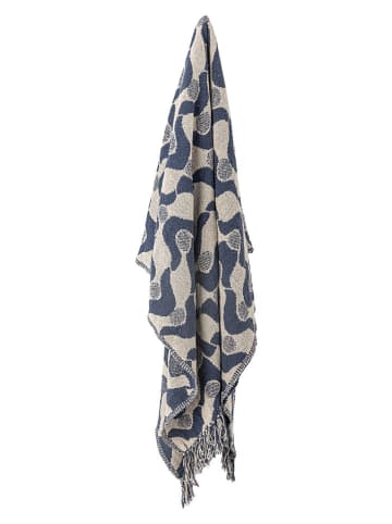 Creative Collection Woondeken ''Santena'' blauw/beige - (L)160 x (B)130 cm