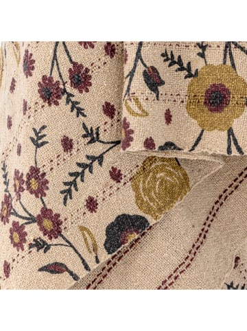 Bloomingville Woondeken ''Eydis'' beige/zwart - (L)160 x (B)130 cm